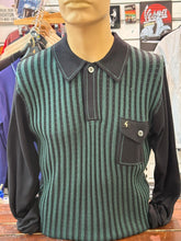 Load image into Gallery viewer, Gabicci Hanson Textured Stripe Knit Polo
