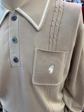 Load image into Gallery viewer, Gabicci Ned Archive Knitted Polo Shirt
