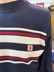 Gabicci Liam Striped Crew Knit