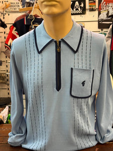 Gabicci Archive Darron Knitted Polo Shirt