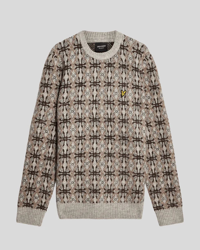 Lyle & Scott Marl Crew Knit