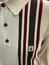 Load image into Gallery viewer, Gabicci Striped Long Sleeve Soda Polo
