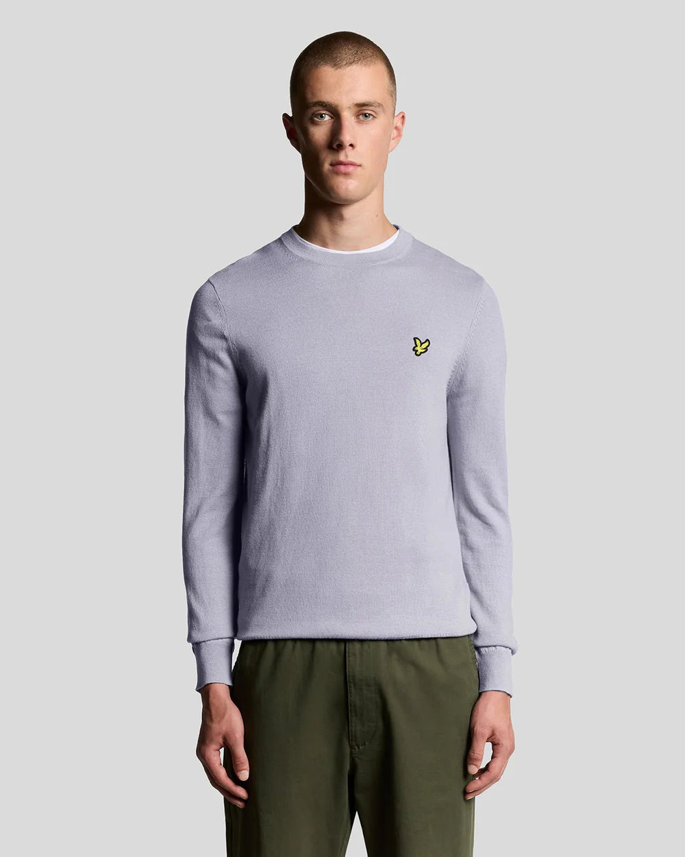 Lyle & Scott cotton merino crew neck jumper