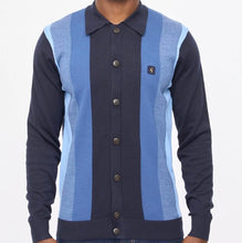 Load image into Gallery viewer, Gabicci Pedro Long Sleeve Button Through Knit Polo
