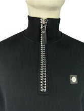 Load image into Gallery viewer, Trojan Quarter Zip Trim Sweat
