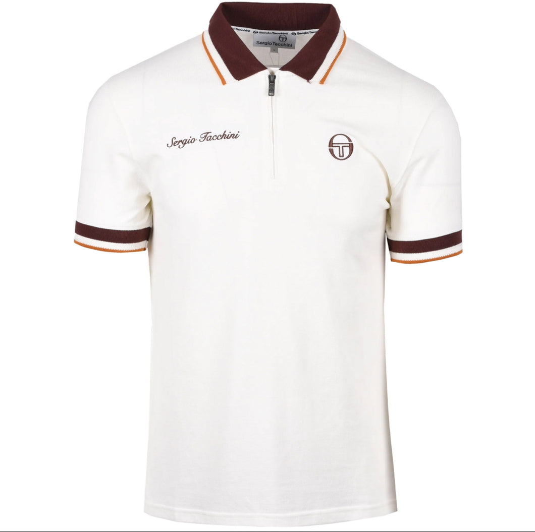 Sergio Tacchini Nanto Zip Polo Shirt