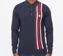 Load image into Gallery viewer, Gabicci Soda Long Sleeve Knit Polo
