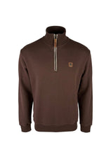 Load image into Gallery viewer, Trojan Quarter Zip Trim Sweat
