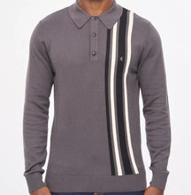 Load image into Gallery viewer, Gabicci Soda Long Sleeve Knit Polo
