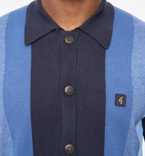 Load image into Gallery viewer, Gabicci Pedro Long Sleeve Button Through Knit Polo
