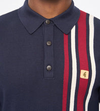 Load image into Gallery viewer, Gabicci Soda Long Sleeve Knit Polo
