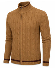 Load image into Gallery viewer, Madcap England Gatsby Cable Knit Funnel Neck Chunky Cardigan

