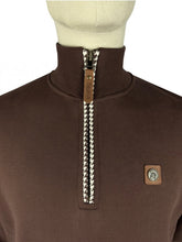Load image into Gallery viewer, Trojan Quarter Zip Trim Sweat
