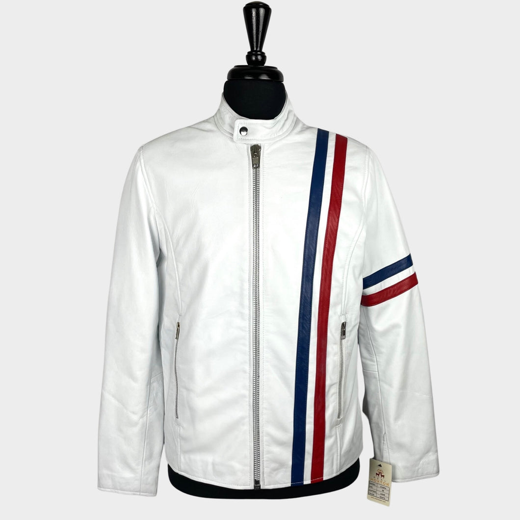 Real Hoxton Racer Lamb Leather Jacket