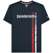 Load image into Gallery viewer, Lambretta Fade Racing Stripe T-Shirt

