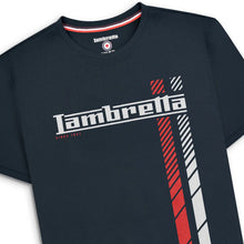 Load image into Gallery viewer, Lambretta Fade Racing Stripe T-Shirt
