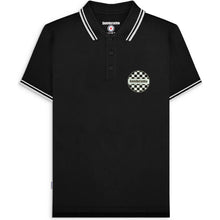 Load image into Gallery viewer, Lambretta Two Tone Badge Short Sleeve Polo Shirt
