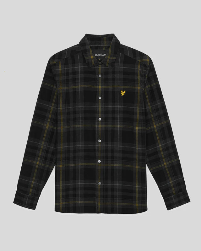 Lyle & Scott Tartan Corduroy Shirt