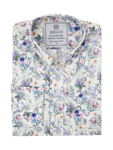Relco Platinum Floral Print Shirt