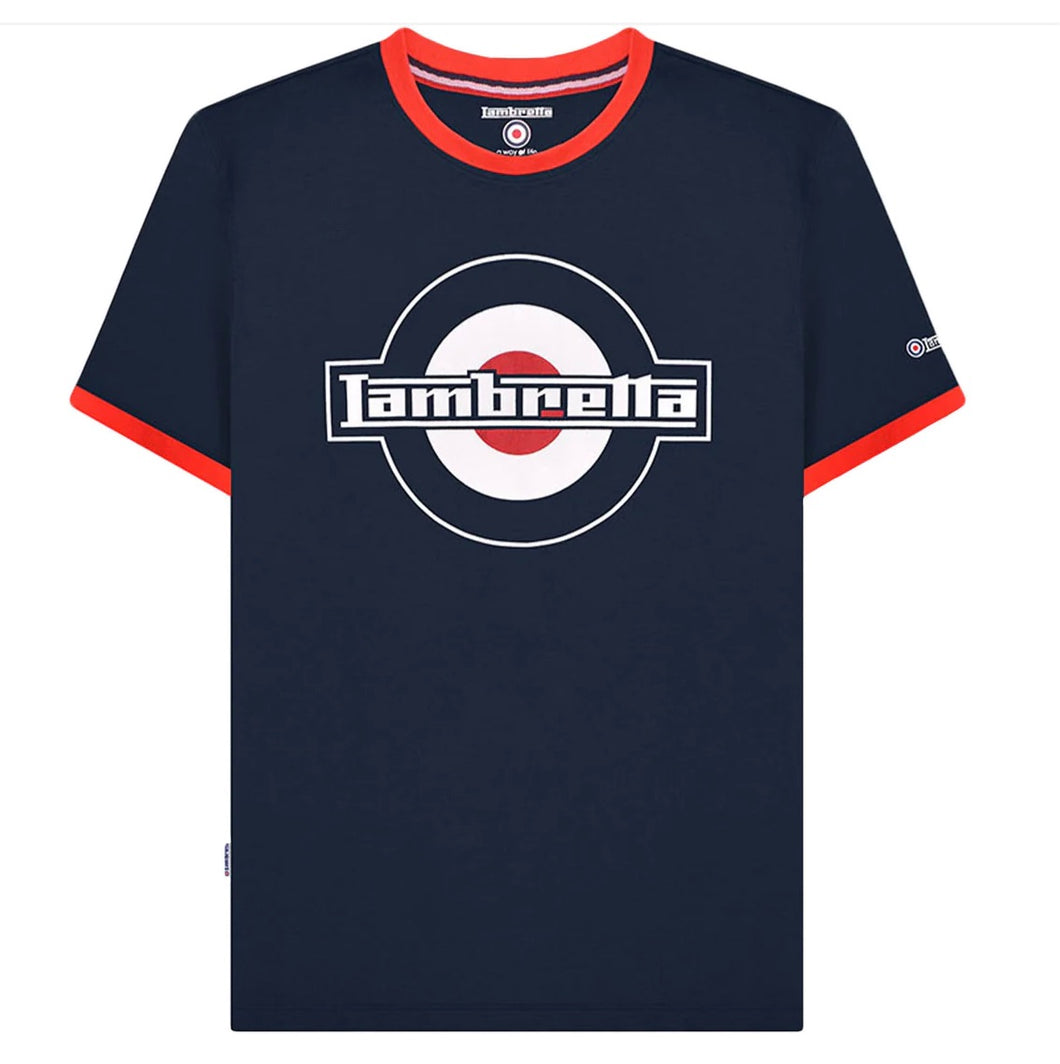 Lambretta Logo Ringer Tee